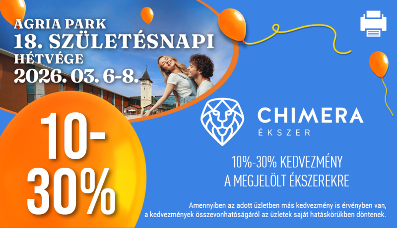 Agria Park Promociók Bevásárló Szerda Kupon