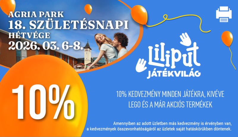 Agria Park Promociók Bevásárló Szerda Kupon