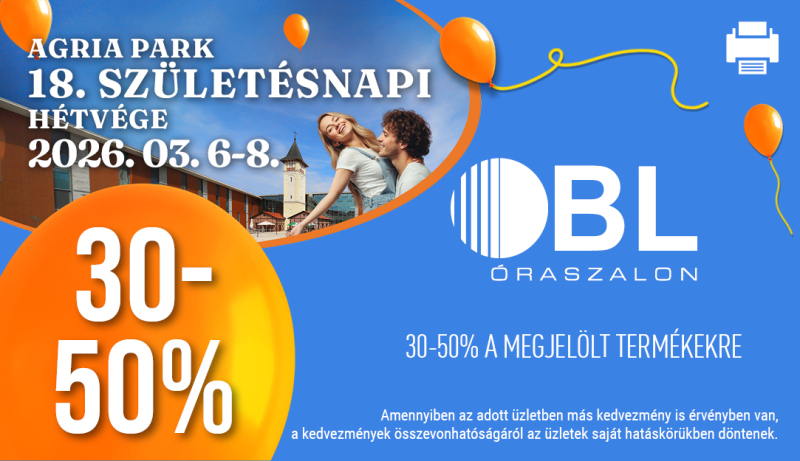 Agria Park Promociók Bevásárló Szerda Kupon