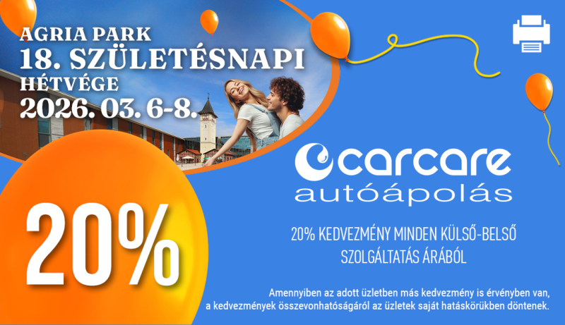 Agria Park Promociók Bevásárló Szerda Kupon