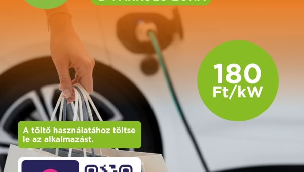 Elektromos autó töltőállomás a mélygarázsban