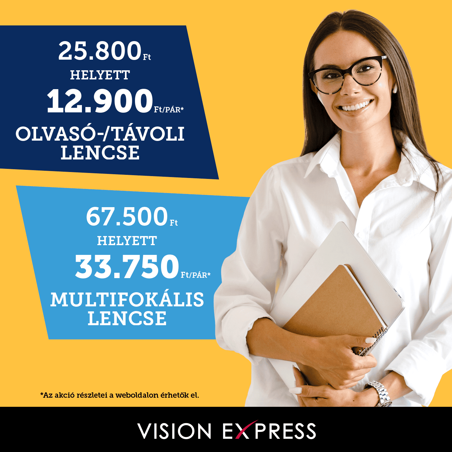 Ingyenes látásvizsgálat és lencseakciók